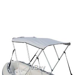 Portable Bimini Top Cover Canopy For Length 14 -16 ft Inflatable Boat (3 bow)