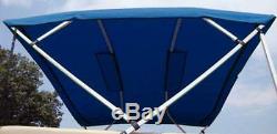 Round Tube 4 Bow Boat Bimini Top 79-84w X 60h X 8'l Sunbrella Acrylic