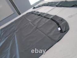 SHADEMATE 80156CHR 2 BOW BIMINI TOP COVER WithBOOT CHARCOAL 69 X 59 1/2 BOAT