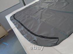 SHADEMATE 80156CHR 2 BOW BIMINI TOP COVER WithBOOT CHARCOAL 69 X 59 1/2 BOAT