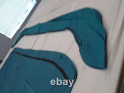 SHADEMATE 80174TEL 3 BOW BIMINI TOP COVER WithBOOT TEAL 59 L X 81 W BOAT