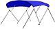 Serenelife 4 Bow Bimini Top Boat Cover-1 Inch Aluminum Frame (Blue)