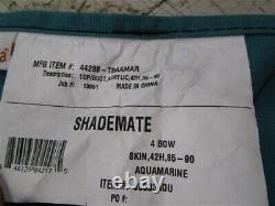 Shademate 4 Bow Bimini Top Cover With Boot Aquamarine 44288-tbaamar Marine Boat