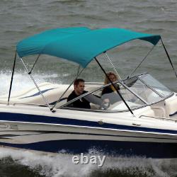 Shademate Bimini Top Sunbrella Fabric Boat Shade & Boot Aqua Marine, OV80511AT