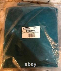 Shademate Bimini Top Sunbrella Fabric and Boot Only, 3-Bow 5'L, 32H, 79-84W-Aqua