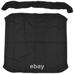 Shademate Boat Bimini Top Cover OV80404OR Black 3 Bow Poly With Boot