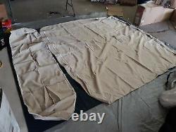 Shademate Pontoon Bimini Top, 1-1/4 Frame, Sunbrella 90-96 W, 8'L, Linen 1756