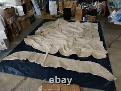 Shademate Pontoon Bimini Top, 1 Frame, Sunbrella, 10'L x 96-102 W, Linen 1812