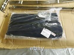Shademate Sunbrella 3-Bow Bimini Top, 6'L x 46H, 79-84 Wide, Captain Navy 996