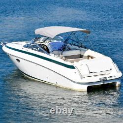 Standard Bimini Top Boat Cover 54 High 4 Bow 8' ft. Long x 91 96 W Gray US