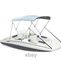 Standard Boat Bimini Top 3 Bow Cover 85-90 Width 6ft Storage Boot & Rear Poles