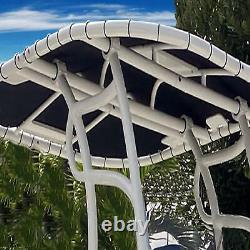 T600 Bimini White T-top Fishing Boat Centre Tower Shade / Cover / Canopy