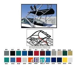 TOWER BIMINI TOP for Wakeboard Tower Boats 5'L X 26H x 66-74W Sunbrella Solid