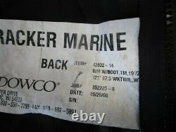 Tahoe 216 Walkthrough Bimini Top 42832-14 Black (2007 2010) Marine Boat