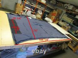 Tracker Party Barge 20 (15-18) Bow Canopy Bimini Top Blue 45259-27 Boat