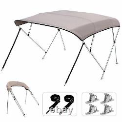 US 750D Standard 3 Bow 4 Bow Bimini Top Replacement Canvas Cover with Boot frame