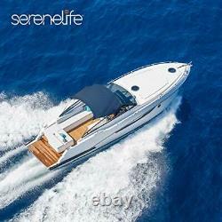 Waterproof Boat Bimini Top Cover-67-72 W 3 Bow Bimini Top Canvas Sun Shade Bo
