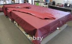 XCURSION DOUBLE (2) BIMINI TOP COVER With DOUBLE BOOT (2) BURGUNDY 4387 BOAT