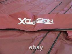 XCURSION DOUBLE (2) BIMINI TOP COVER With DOUBLE BOOT (2) BURGUNDY 4387 BOAT